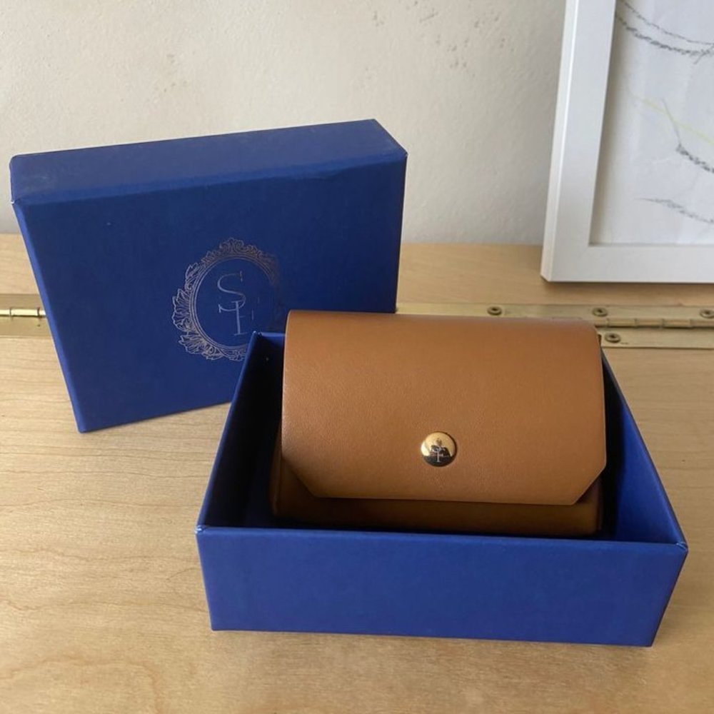 Sarah Flint Leather Envelope Card Holder